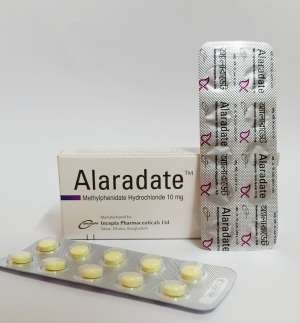 Ritalin Alaradate (Methylphenidate Hydrochloride 10mg