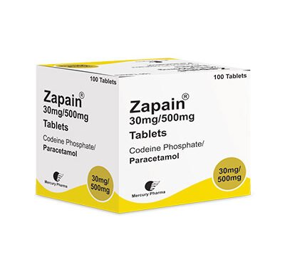 Zapain 30mg/500mg Codeine Paracetamol